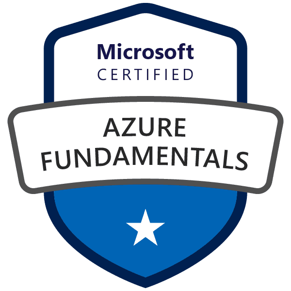 Microsoft Certified Azure Fundamentals badge